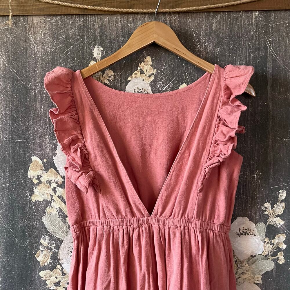BA&SH Joyce Backless Midi Dress Size Medium - Picture 10 of 12
